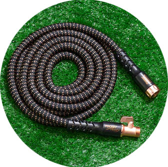 Small and compact coiled Copper Bullet hose