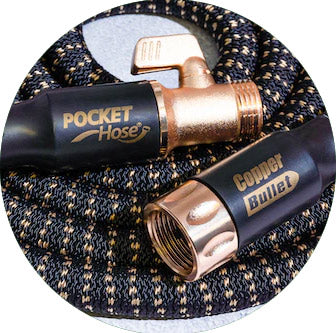Detail of the durable A.T.P. protected connector ends of the Copper Bullet