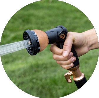 The 10-Pattern Spray Nozzle in use