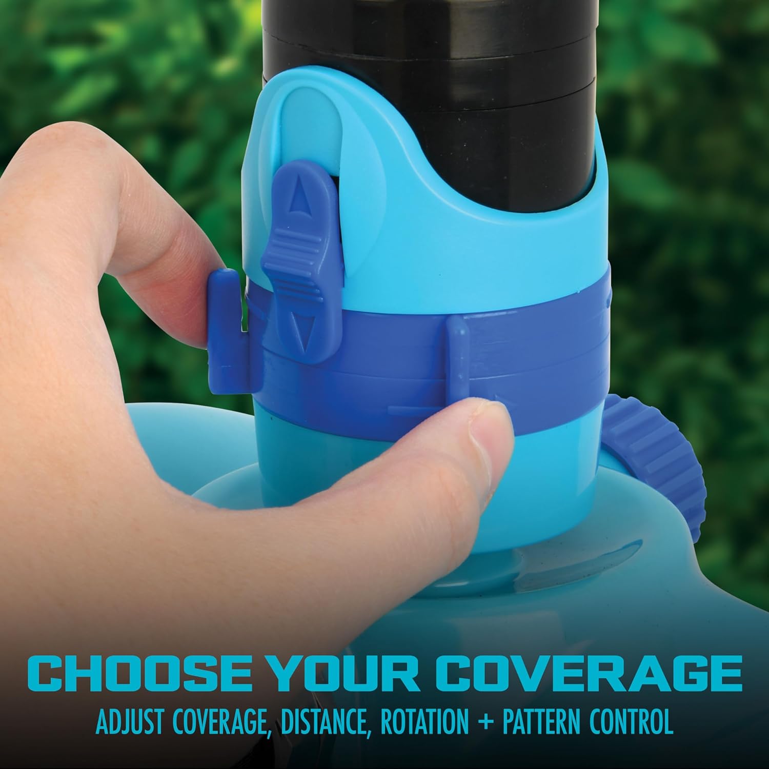 Adjust Coverage, Distance, Rotation, and Pattern Control