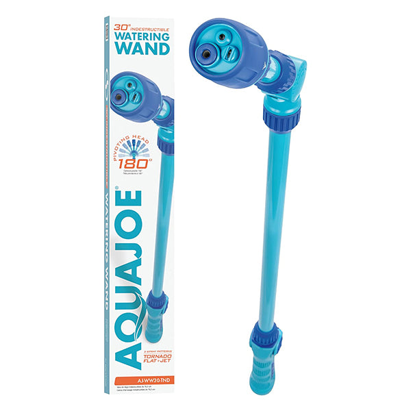 Aqua Joe Tornado 30-Inch Metal Watering Wand with packaging