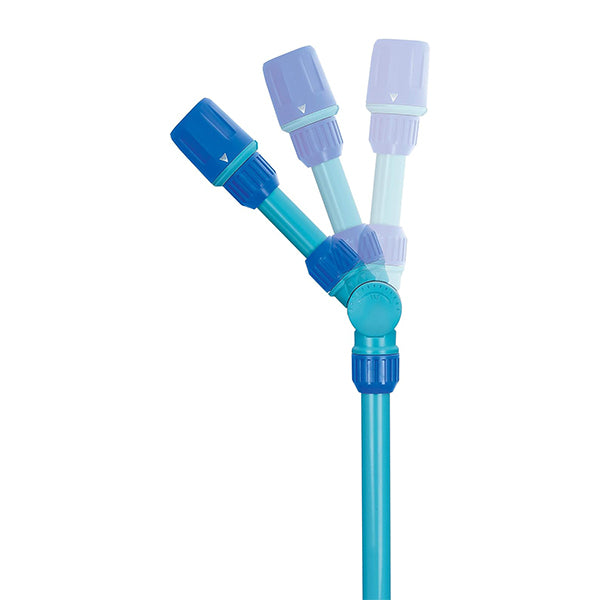 Aqua Joe Tornado 30-Inch Metal Watering Wand side view showcasing rotation