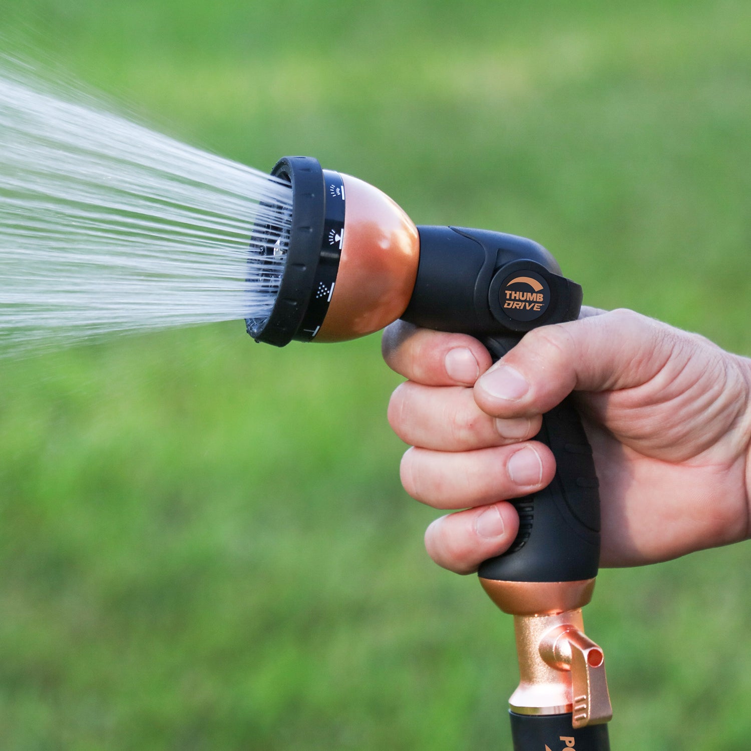 Copper Bullet 10-Pattern Sprayer side view in use