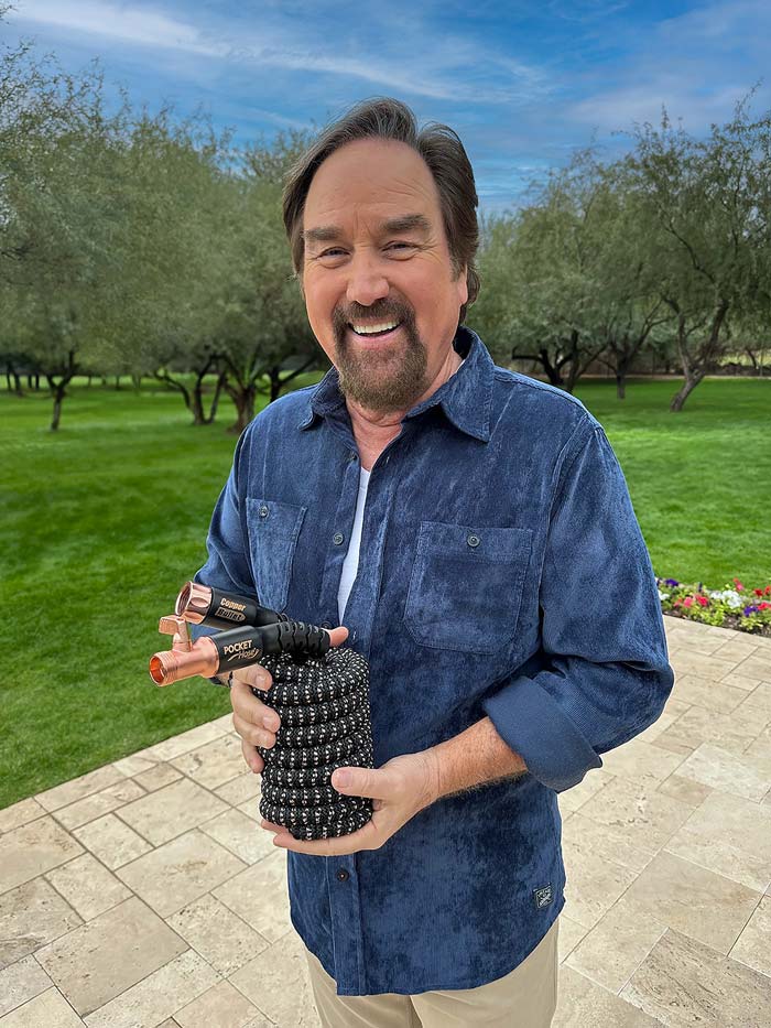 Richard Karn with his Copper Bullet hose