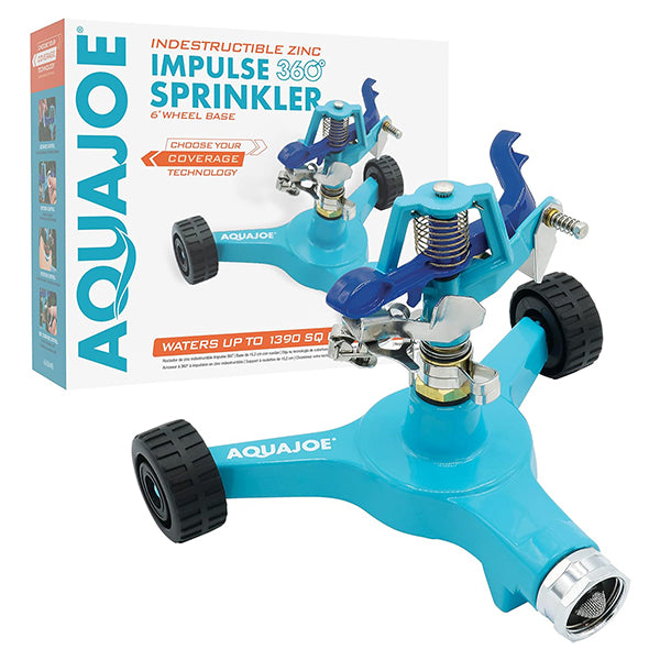 Aqua Joe Indestructible Series Metal Impulse Sprinkler