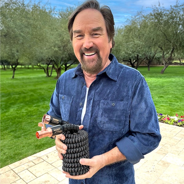 Richard Karn with his Pocket Hose Copper Bullet