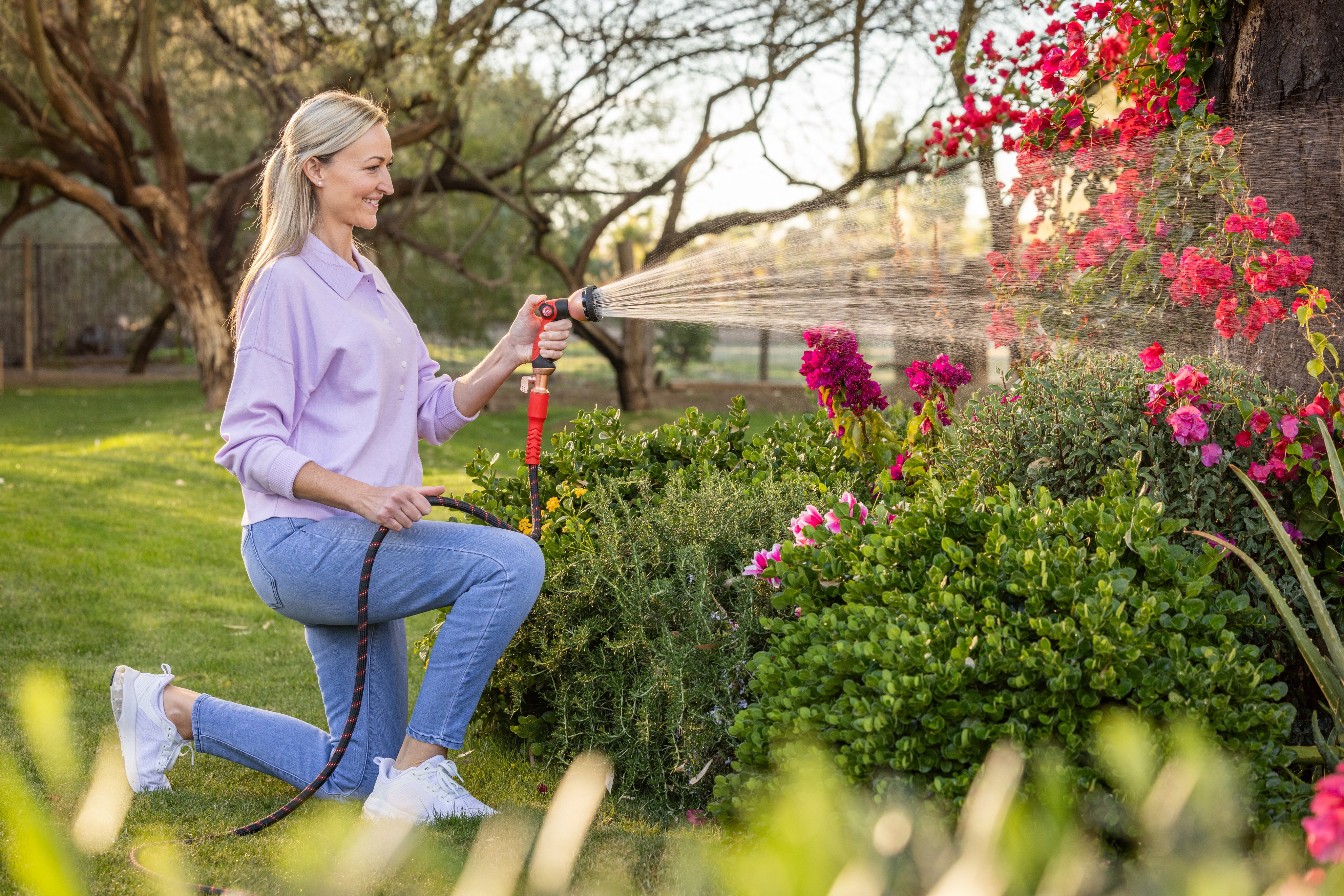 WATERING PLANTS AND GARDENS